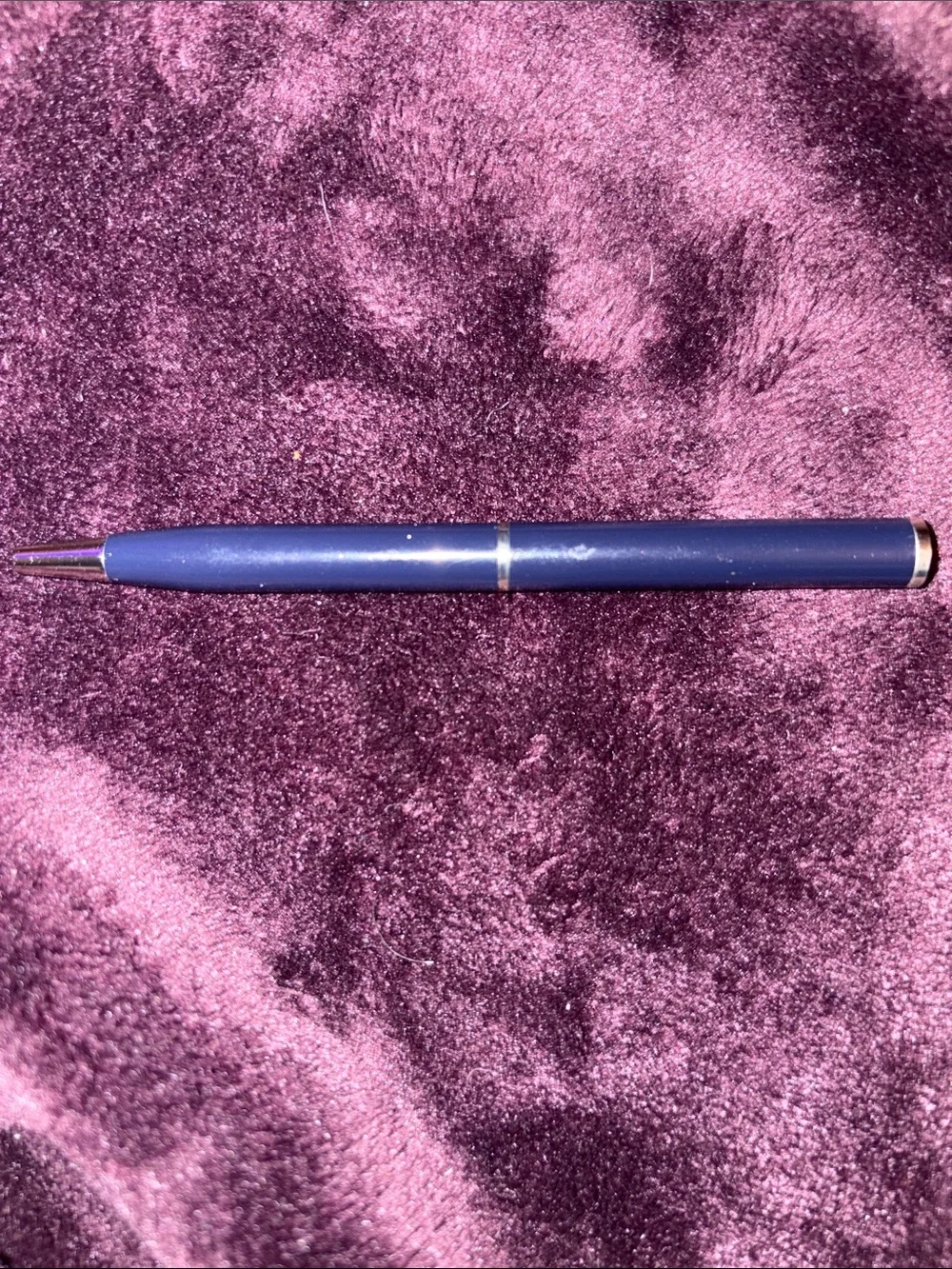 NEW Coach Silver-Tone Round Logo BLACK PEN